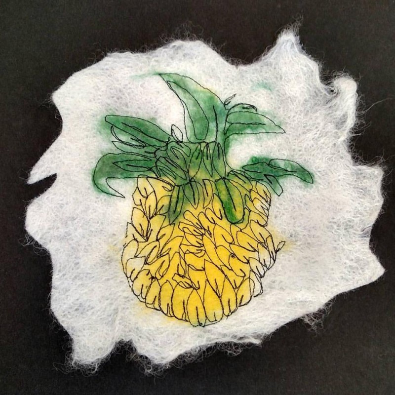 felted-pineapple