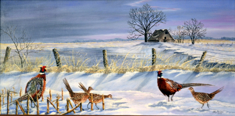 snowy-fence-row