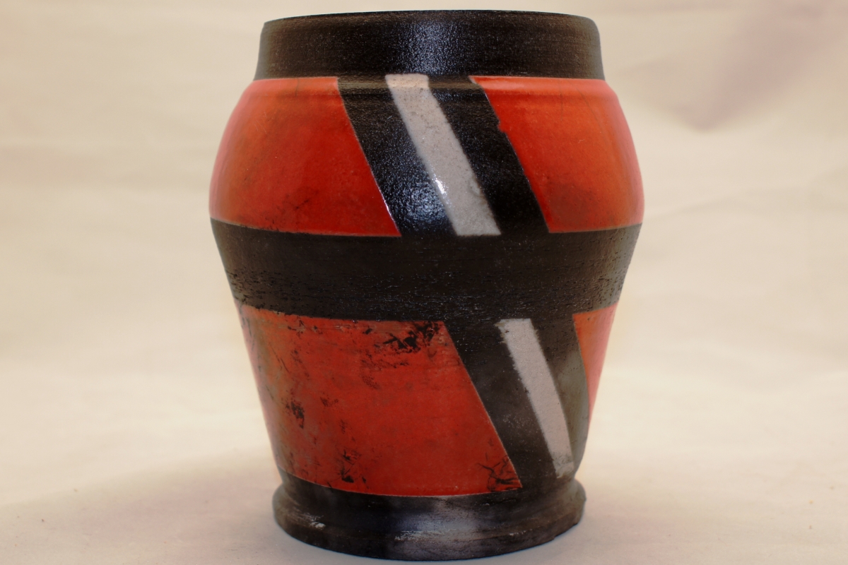 red-white-and-black-vase