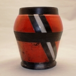 red-white-and-black-vase