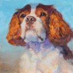 dog-spaniel-king-charles-spaniel-portrait-painting-8x8-lanie-frick-email